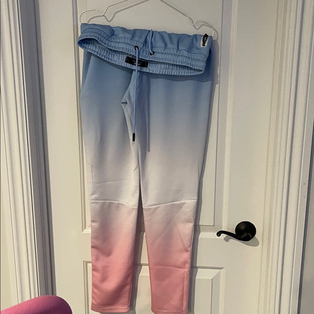 Kids Gradient Joggers with Logo - Picture 2 of 6